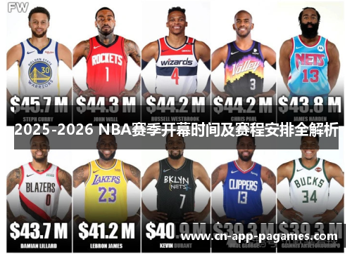 2025-2026 NBA赛季开幕时间及赛程安排全解析 2025-2026 NBA赛季开幕时间及赛程安排全解析